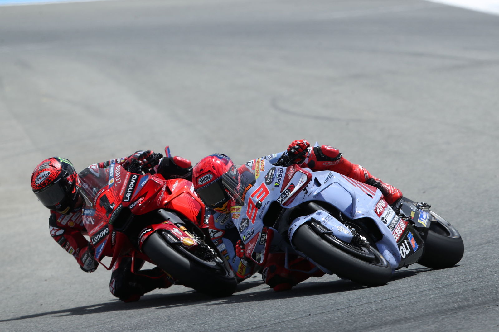 Marc Marquez, Pecco Bagnaia, 2024 Spanish MotoGP
